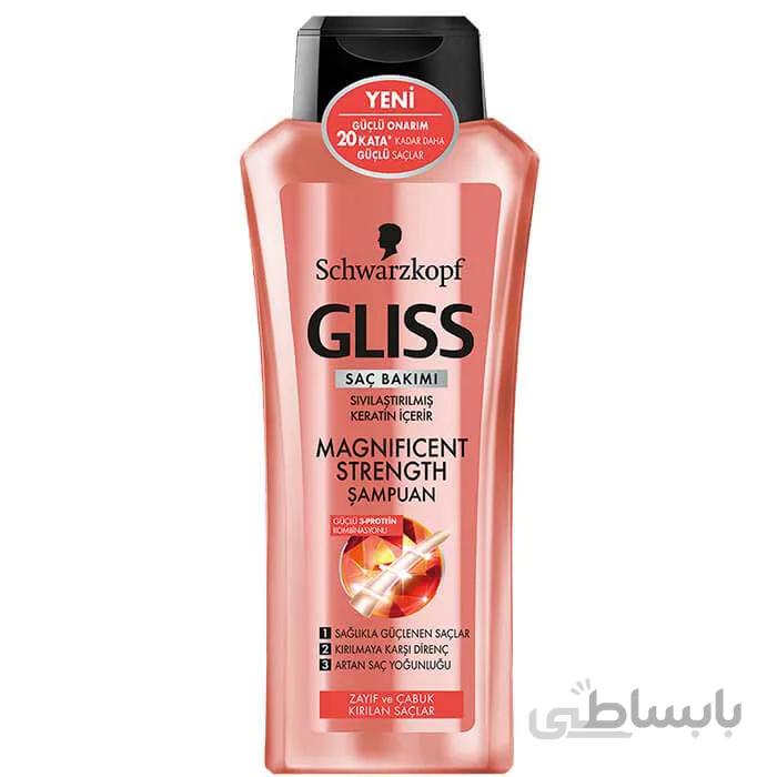 شامپو گلیس مدل Magnifecnt Strengh 525ml