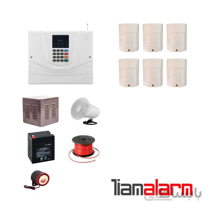 پکیج دزدگیر اماکن باسیم مدل مستر سیم کارتی و تلفنیM930PR6