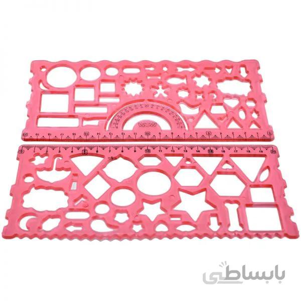 شابلون اشکال هندسی دو قلوی ژله ای WOW ا WOW Geometric shapes template