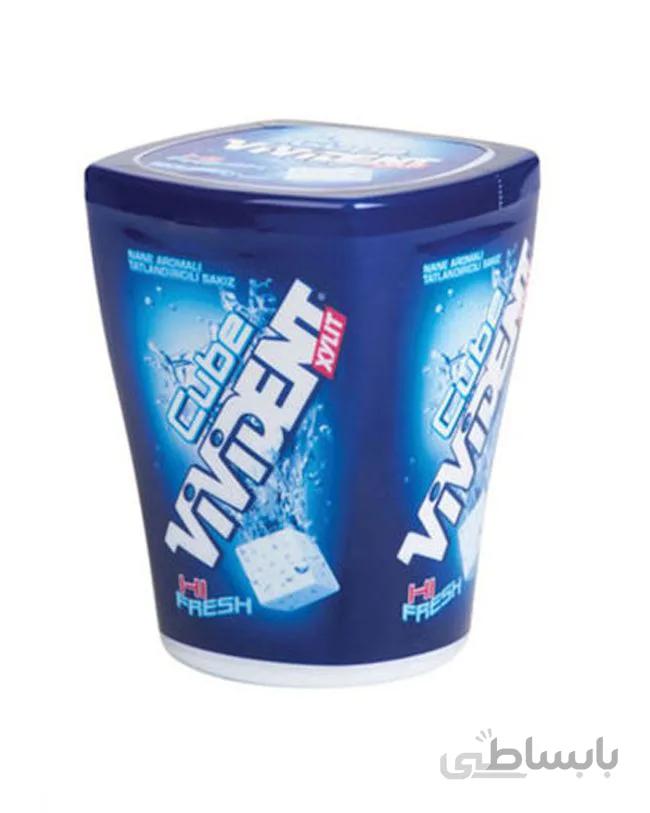 آدامس نعناع ویویدنت مکعبی Hi fresh وزن 86 گرم ا Vivident High Fresh Gum