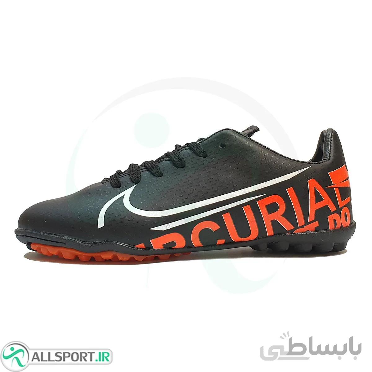 کفش چمن مصنوعی نایک مرکوریال مشکی نارنجی Nike Mercurial 2019
