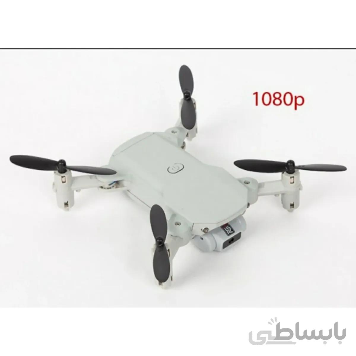 مینی کواد کوپتر دوربین دار LSRC رنگ خاکستری