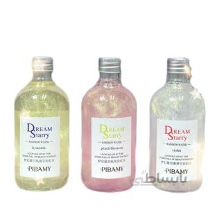 تونر و آبرسان شاین دار مدل بنفش 260 میل ا Pibamy Rainbow Water Dream Starry Violet 260 ml
