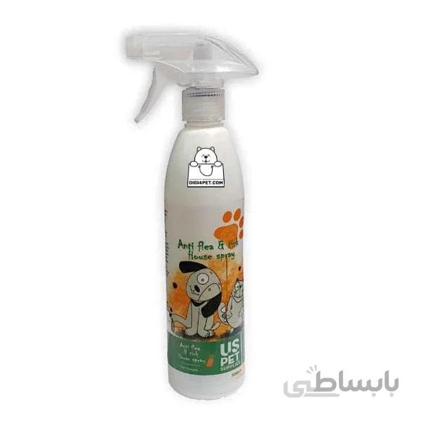 اسپری ضد کک و کنه محیط یو اس پت 500 میلی لیتری