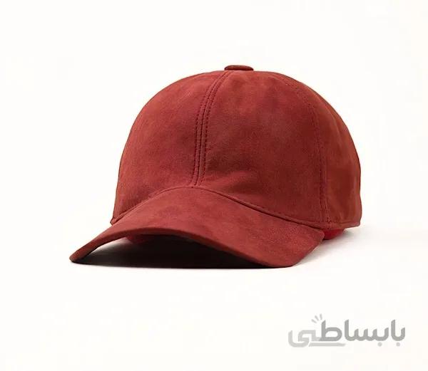کلاه کپ چرم suede