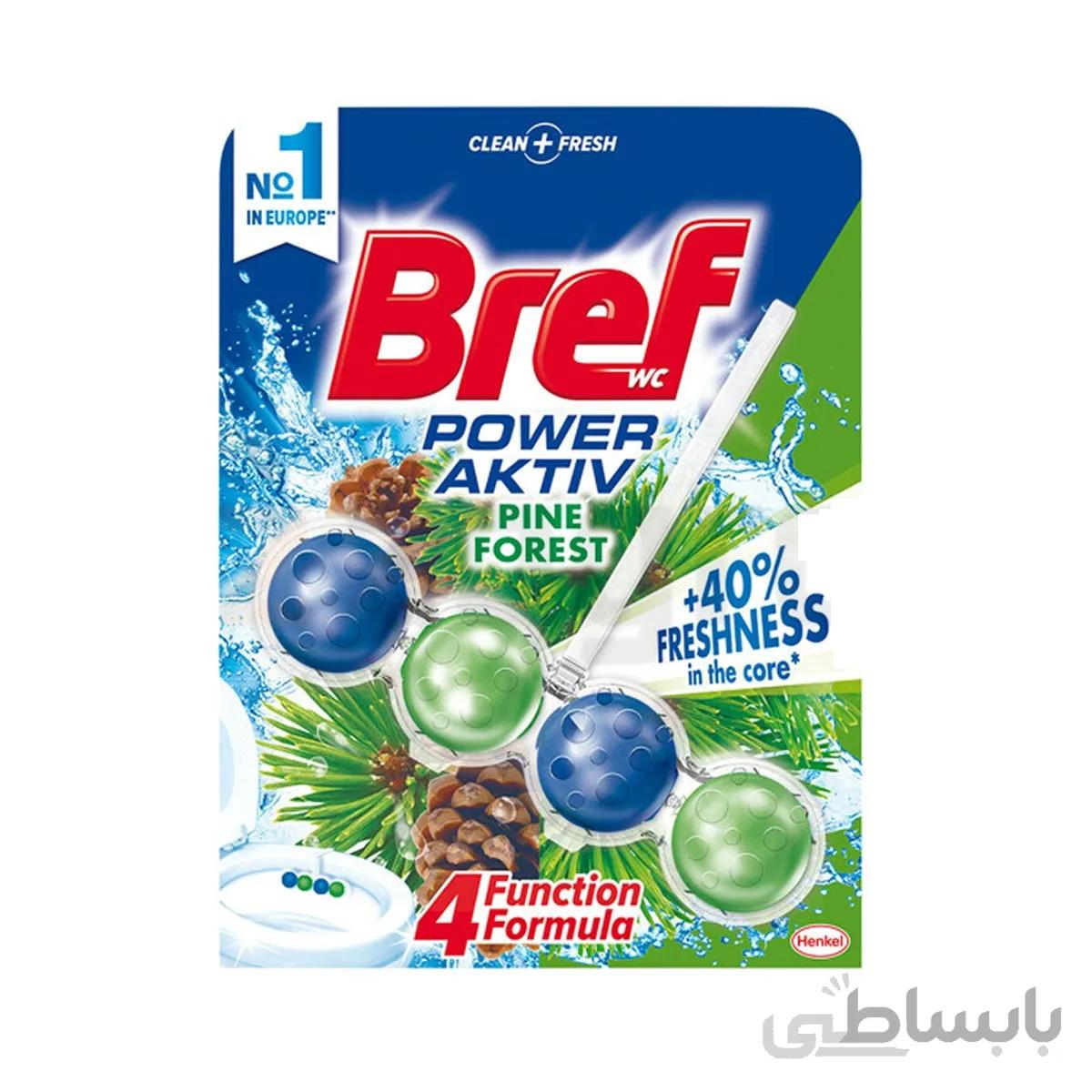 خوشبو کننده توالت فرنگی برف با رایحه درخت کاج تعداد 4 عددی ا bref