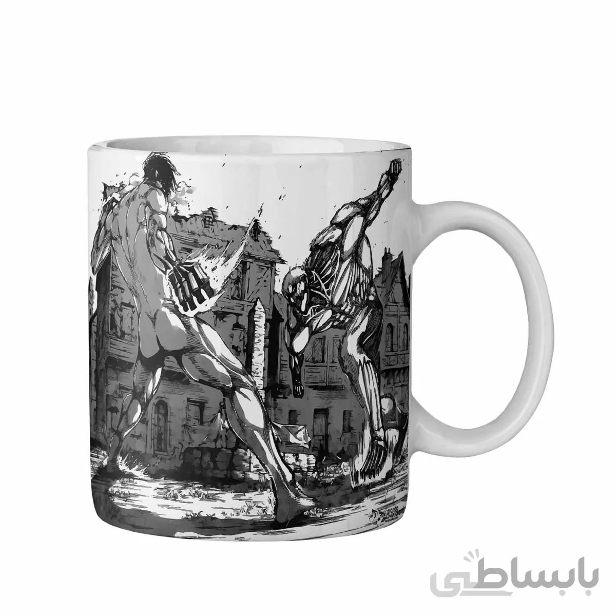 ماگ طرح انیمه اتک آن تایتان Attack On Titan کدKCT10429