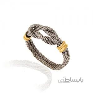 انگشتر طلا طرح فرد کد CR466