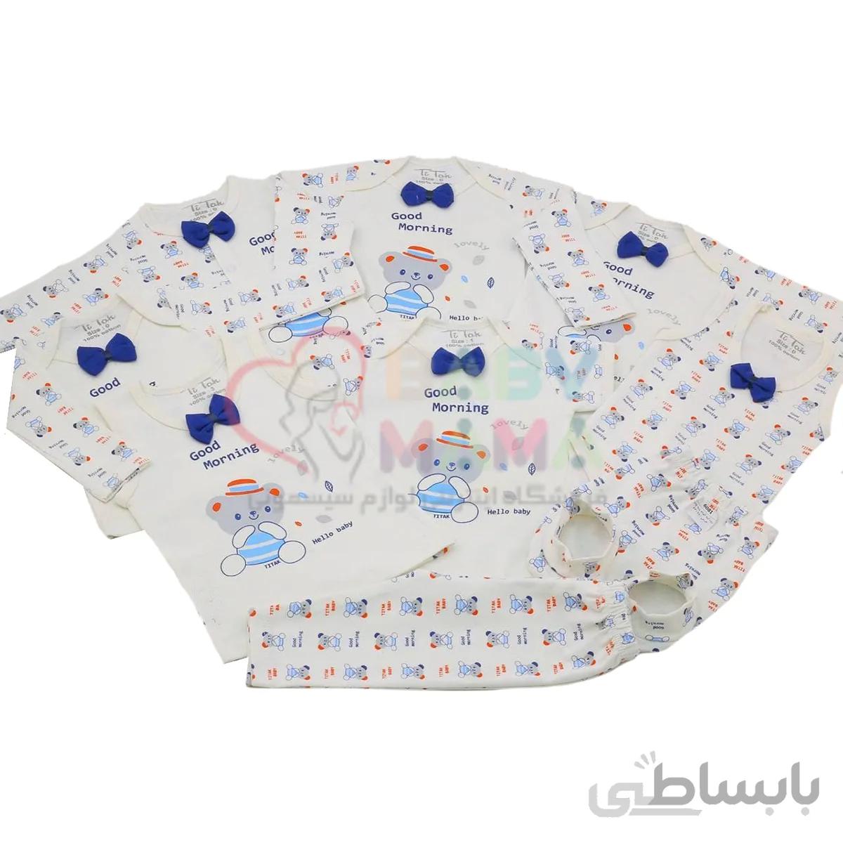 سرویس باز نوزادی پنبه تیتک مدل Good morning