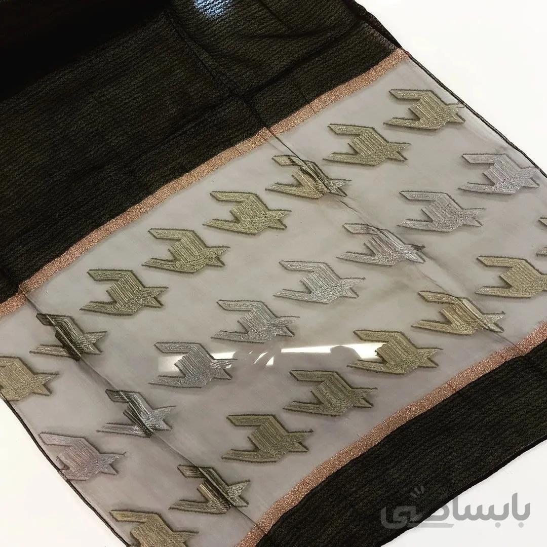 شال ویسکوز با طرح هندسی