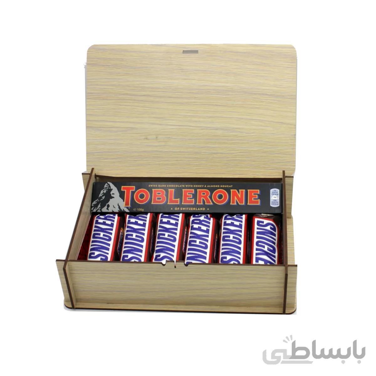 پک شکلات هدیه اسنیکرز مدل black تعداد 7تکه