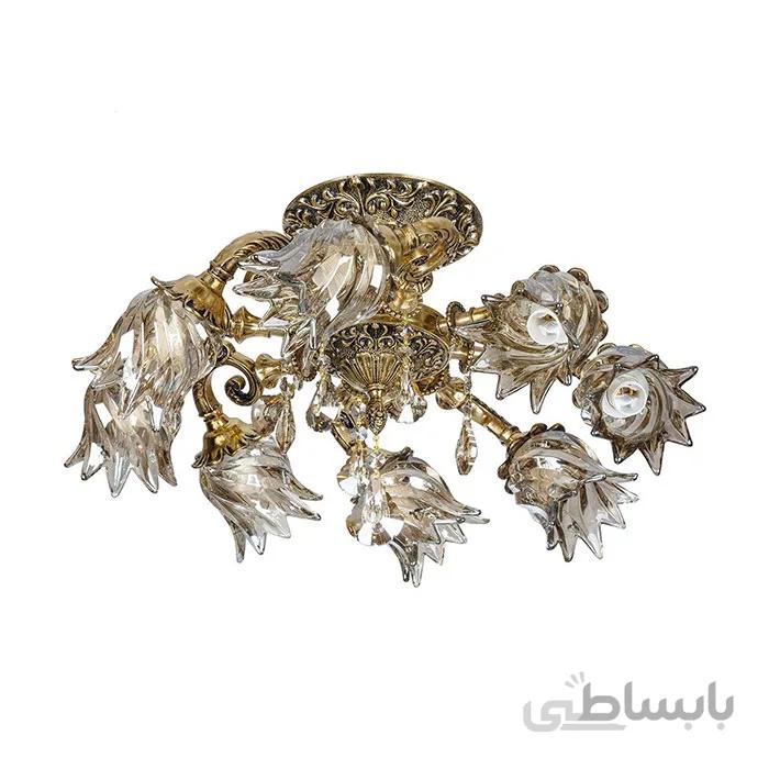 لوستر هشت شعله چشمه نور کد C2980/8B
