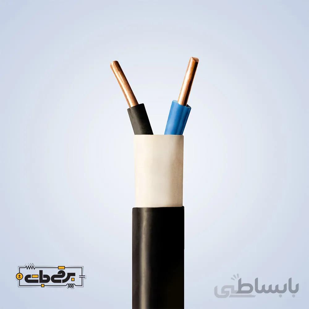 کابل مفتول 2 در 6 مس برند مازندران
