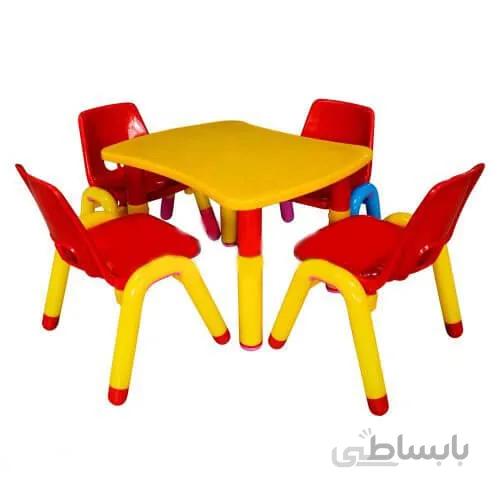 میز قابل تنظیم کودک (چند تکه)