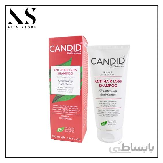 شامپو ضد ریزش موی چرب کاندید ا Anti-Hair loss Greasy Hair Shampoo 200ml CANDID