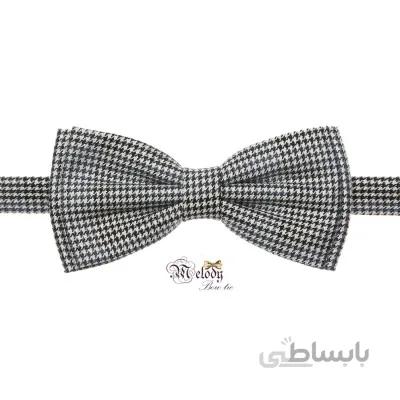 پاپیون سری مندو - مردانه (چهارخونه سفید آبی)