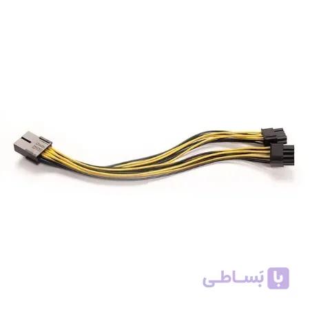 کابل تبدیل برق 8 پین به 2+6 پین گرافیک — تصویر 1