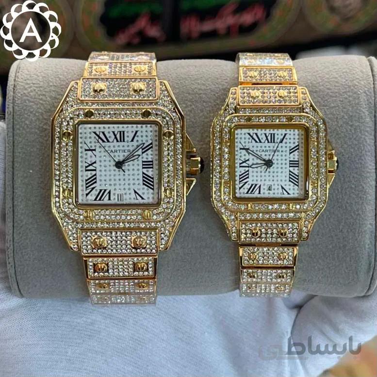 ساعت مچی ست کارتیر مدل Cartier Santos 4114C