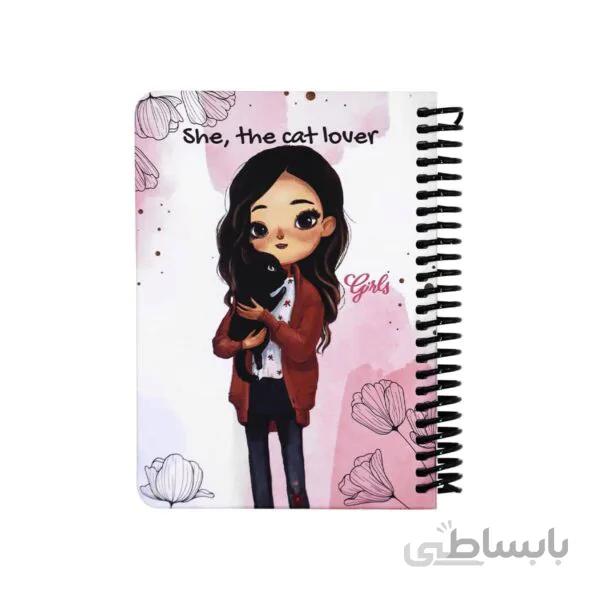 دفتر یادداشت دات نوت طرح دختران Girls سایز A6 کد 03