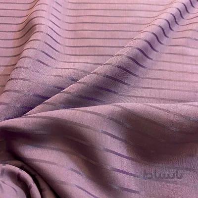 پارچه وال راه راه رنگ بادمجانی کد 2709