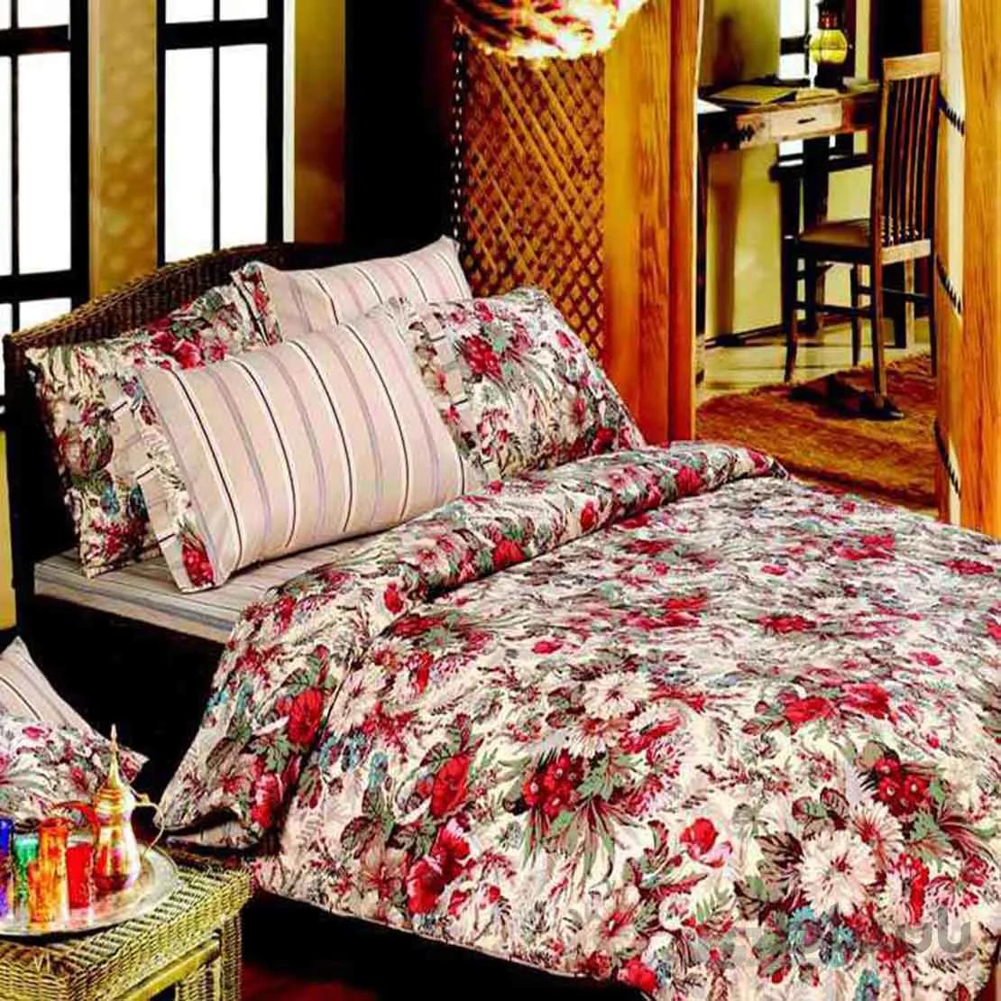 لحاف تک دونفره ملرز طرح کاملیا Camellia رانفرس