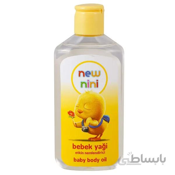 روغن بدن کودک نیو نی نی حجم 200 میل