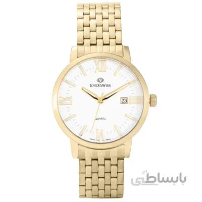 ساعت مچی مردانه اصل | برند Everswiss | مدل EV-9747-GGW