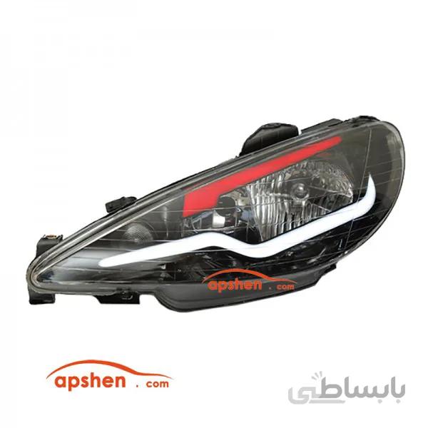 چراغ جلو پژو 206 مدل Audi
