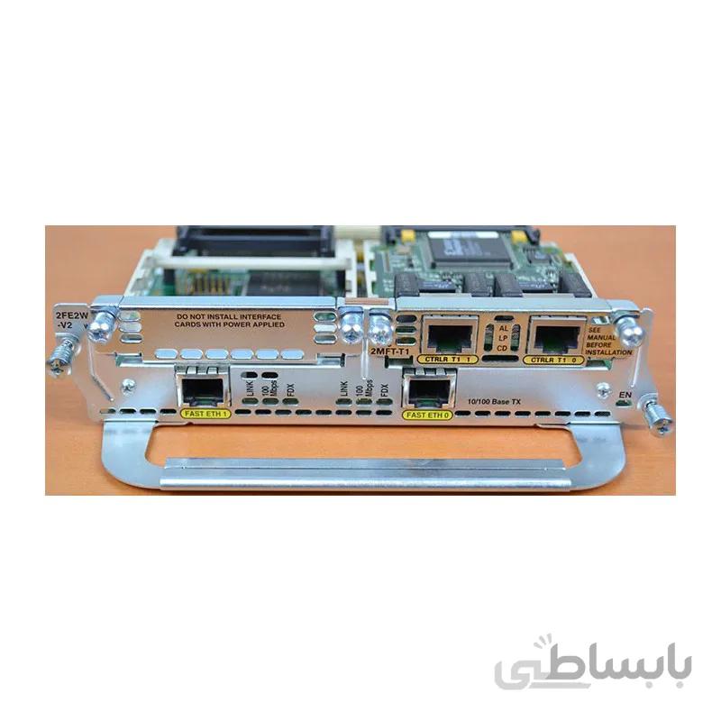 کارت ماژول سیسکو مدل CISCO NM-2FE2W-V2