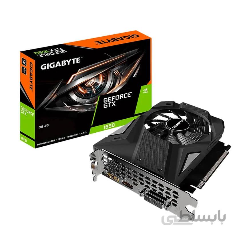 کارت گرافیک گیگابایت مدل GeForce GTX 1650 D6 OC 4G