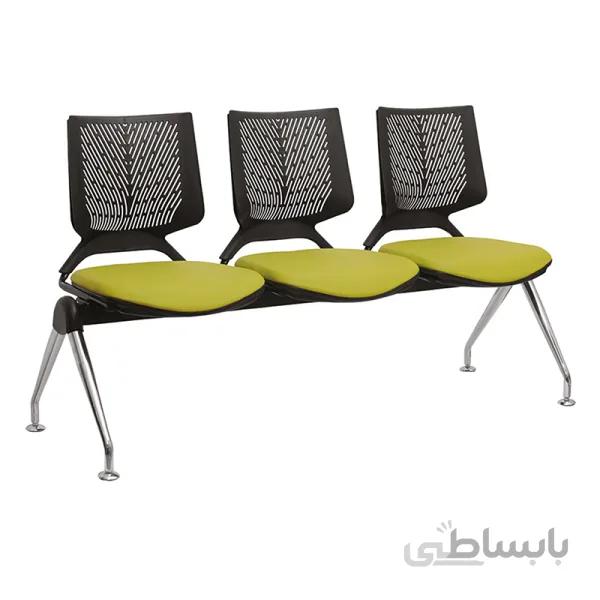 ‌صندلی انتظار سه نفره بدون دسته وینر II صنایع نظری