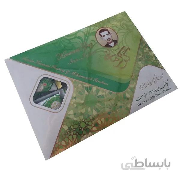 گز کرمانی 18 درصد مغز پسته لقمه – 200 گرم