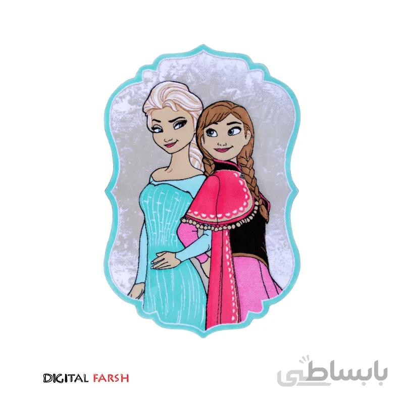 فرش کودک زرباف طرح السا و آنا