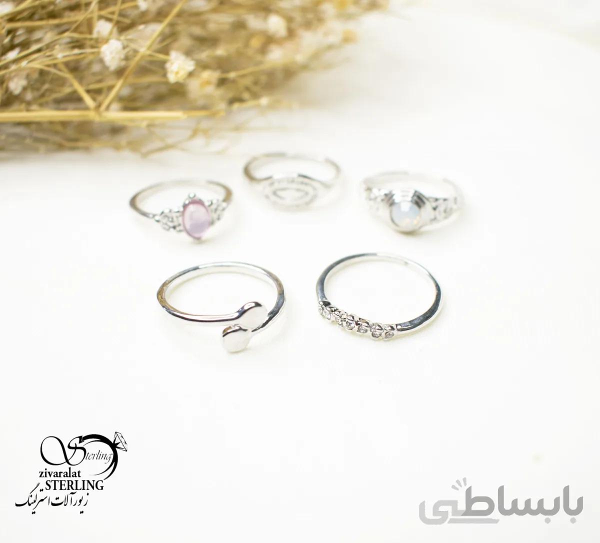 پک انگشتر زنانه کد 5609