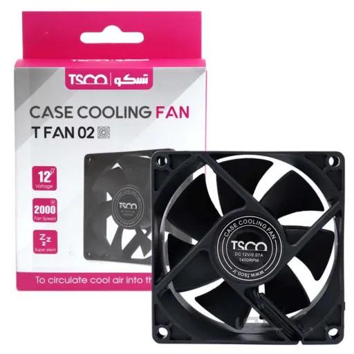 فن کیس 8*8 تسکو مدل TFAN02 ا ابعاد 80*80*25 کد 307027