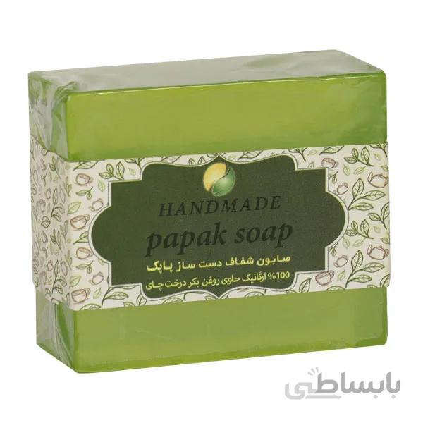صابون گلیسیرینه روغن بکردرخت چای