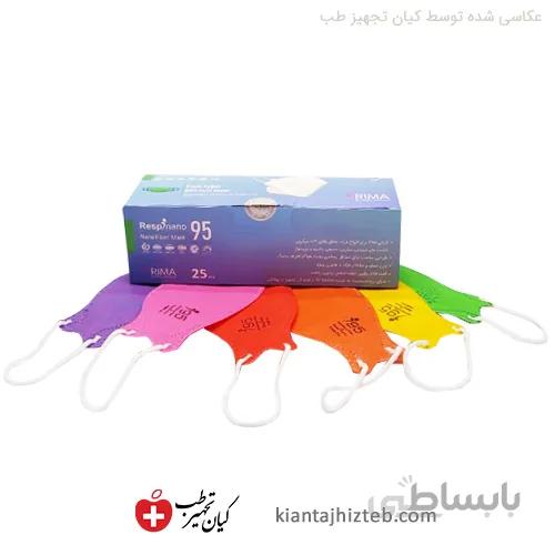 ماسک سه بعدی رسپی نانو N95 سری Happy جعبه 25 عددی