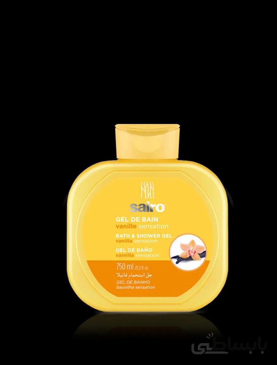 شامپو بدن وانیلی سایرو 750 میلی لیترVanilla bath gel Sairo 750 ml