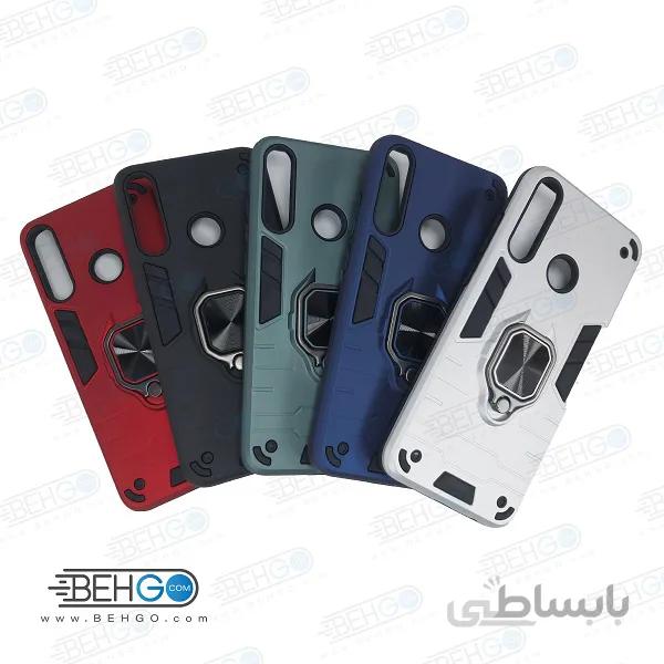 قاب گوشی y6p قاب بتمن ارمور کاور هواوی Y6p ا Anti Shock BATMAN ARMOR FINGER RING CASE COVER For Huawei Y6p