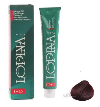رنگ مو لوپینا شماره 5.99 حجم 100 میلی لیتر رنگ شرابی بادمجانی