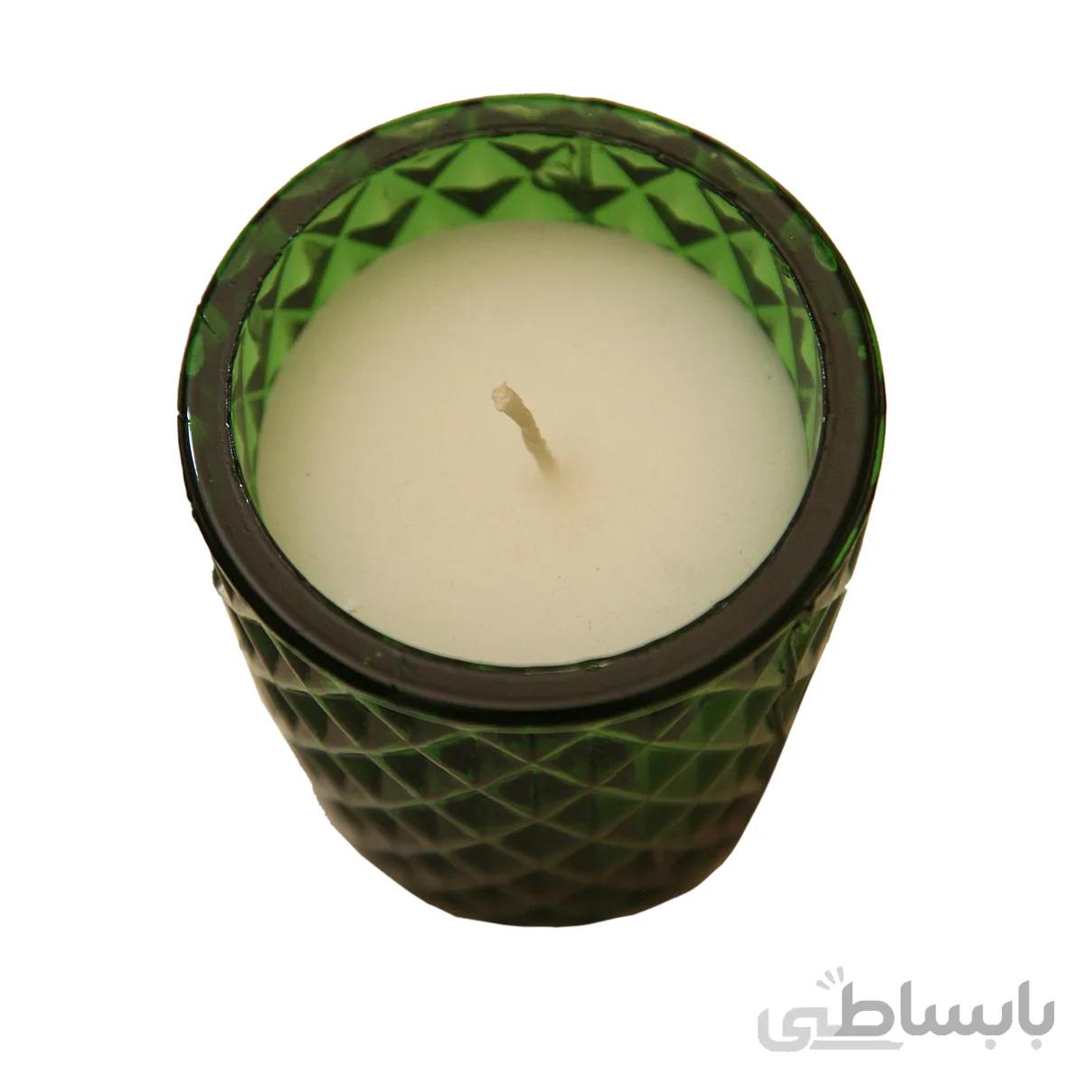 شمع طرح شات سبز