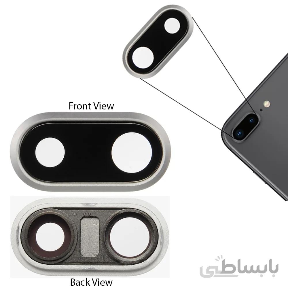 شیشه دوربین اصلی گوشی آیفون iphone 8 plus