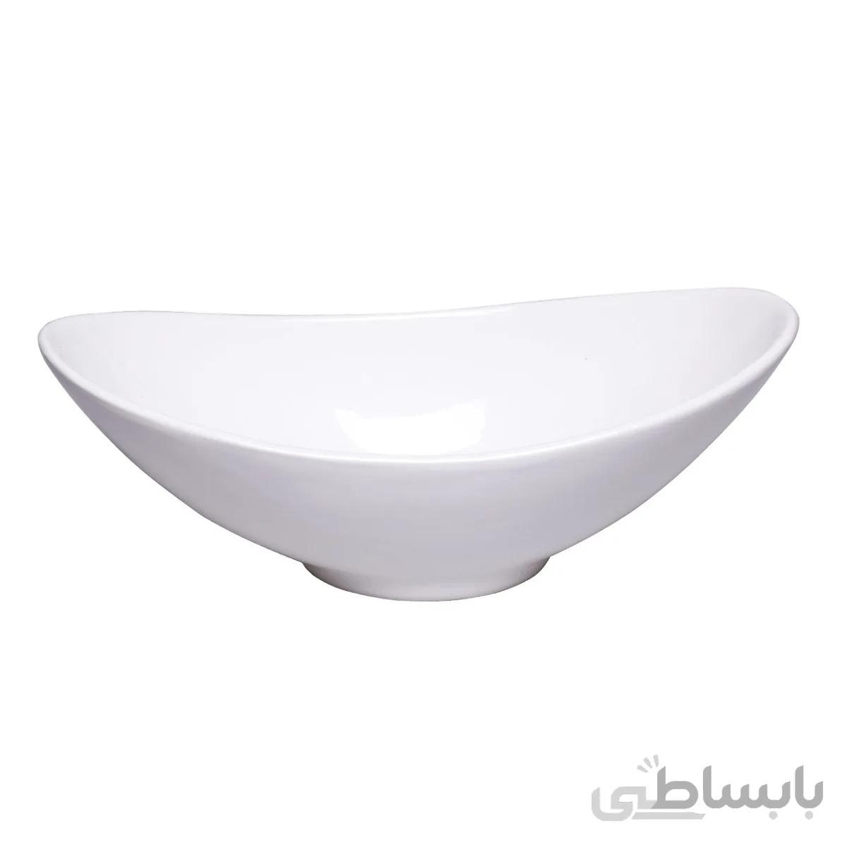 کاسه سرامیکی بیضی ریور سایز متوسط کد 1016
