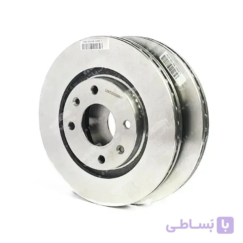 دیسک ترمز چرخ جلو شرکتی ایساکو پژو 405 پارس سمند — تصویر 1