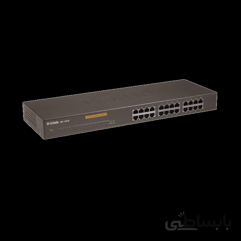 سوییچ 24 پورت دی-لینک مدل DES-1024R+