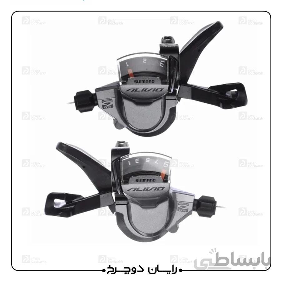دسته دنده ۹ سرعت دوچرخه شیمانو الیویو SHIMANO ALIVIO M4000