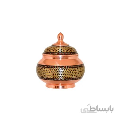 قندان مس و خاتم بزرگ-مجموعه سلام-کد111 ا قندان مس و خاتم بزرگ-مجموعه سلام-کد111