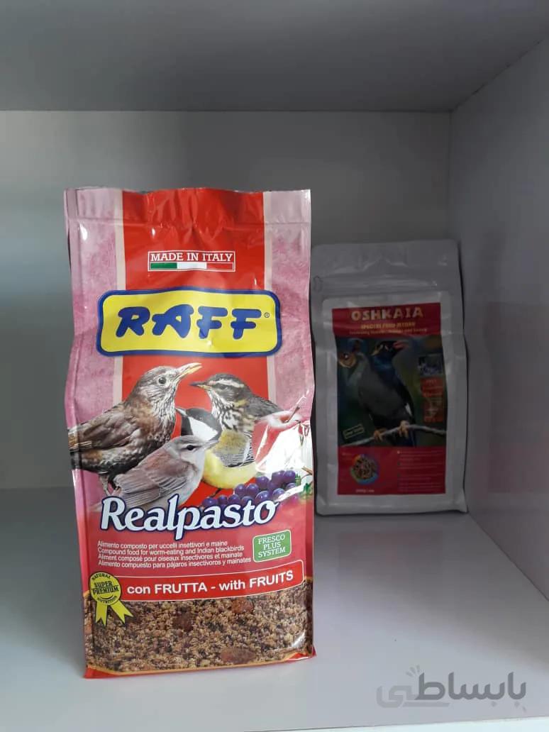 غذای مرغ مینا و پرندگان حشره خوار ا RAFF Realpasto