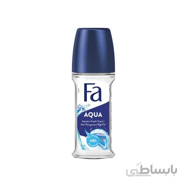 رول ضد تعریق فا مدل Aqua حجم 50 میلی لیتر