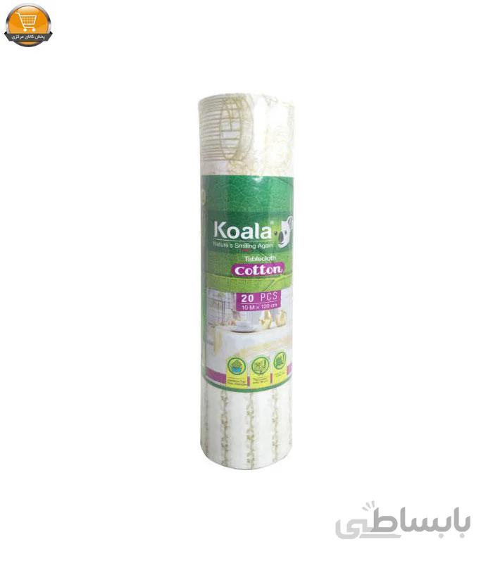 سفره یکبار مصرف کوالا مدل cotton گل مجلسی رول 10 متری